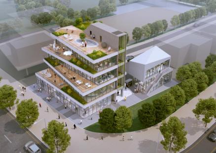 평택시 동삭지구 랜드마크 코너자리 신축 테라스 상가